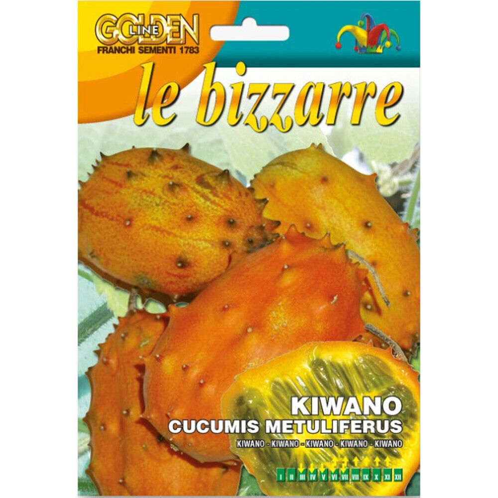 SEMI DI KIWANO CUCUMIS METULIFERUS LE BIZZARRE FRANCHI SEMENTI