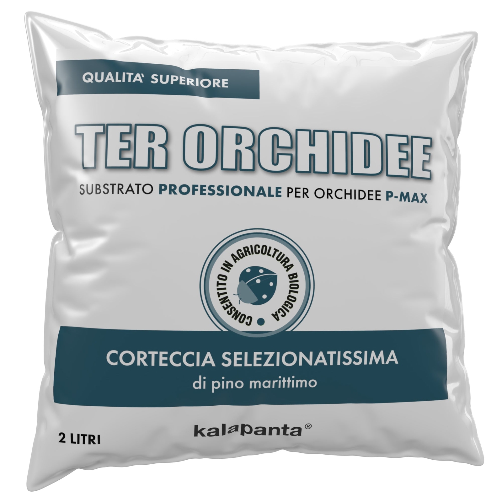 Terriccio Kalapanta per orchidee bark biologico pino marittimo torba bionda