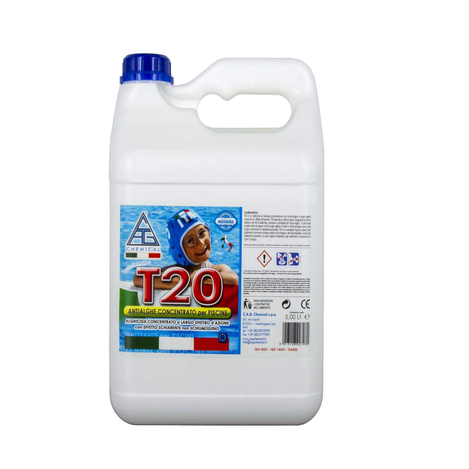 Antialghe Piscina Fuoriterra Autoportante Bestway Intex Lt 5 Dermocompatibile