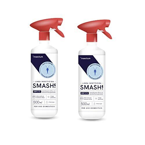 Insectum Insetticida pesciolini d'argento Smash! | 2x500ml | Spray per (F4p)