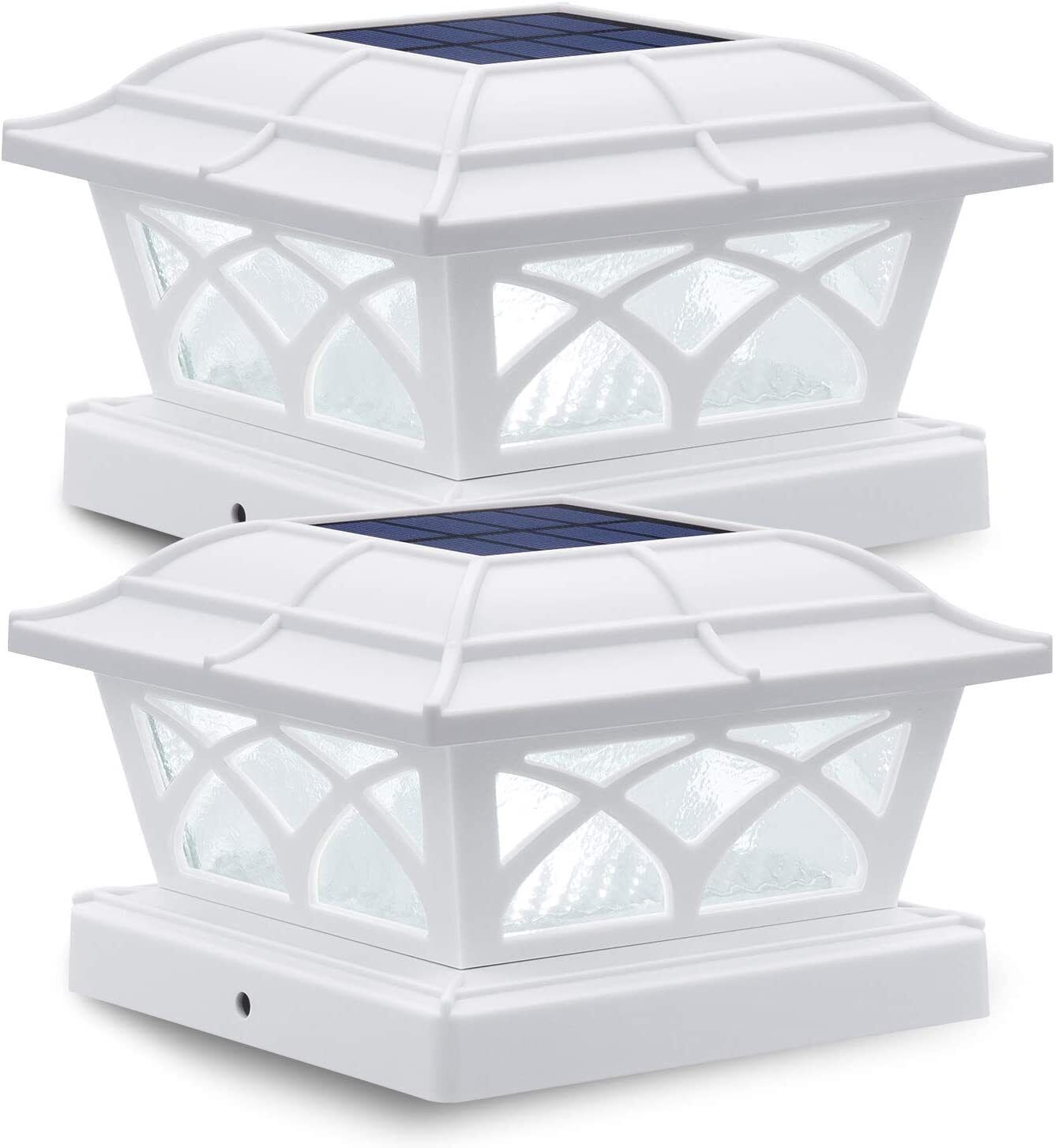 Siedinlar Luci Solari Esterno Luci Postali Solari 2 Modalità Luci LED (T3b)