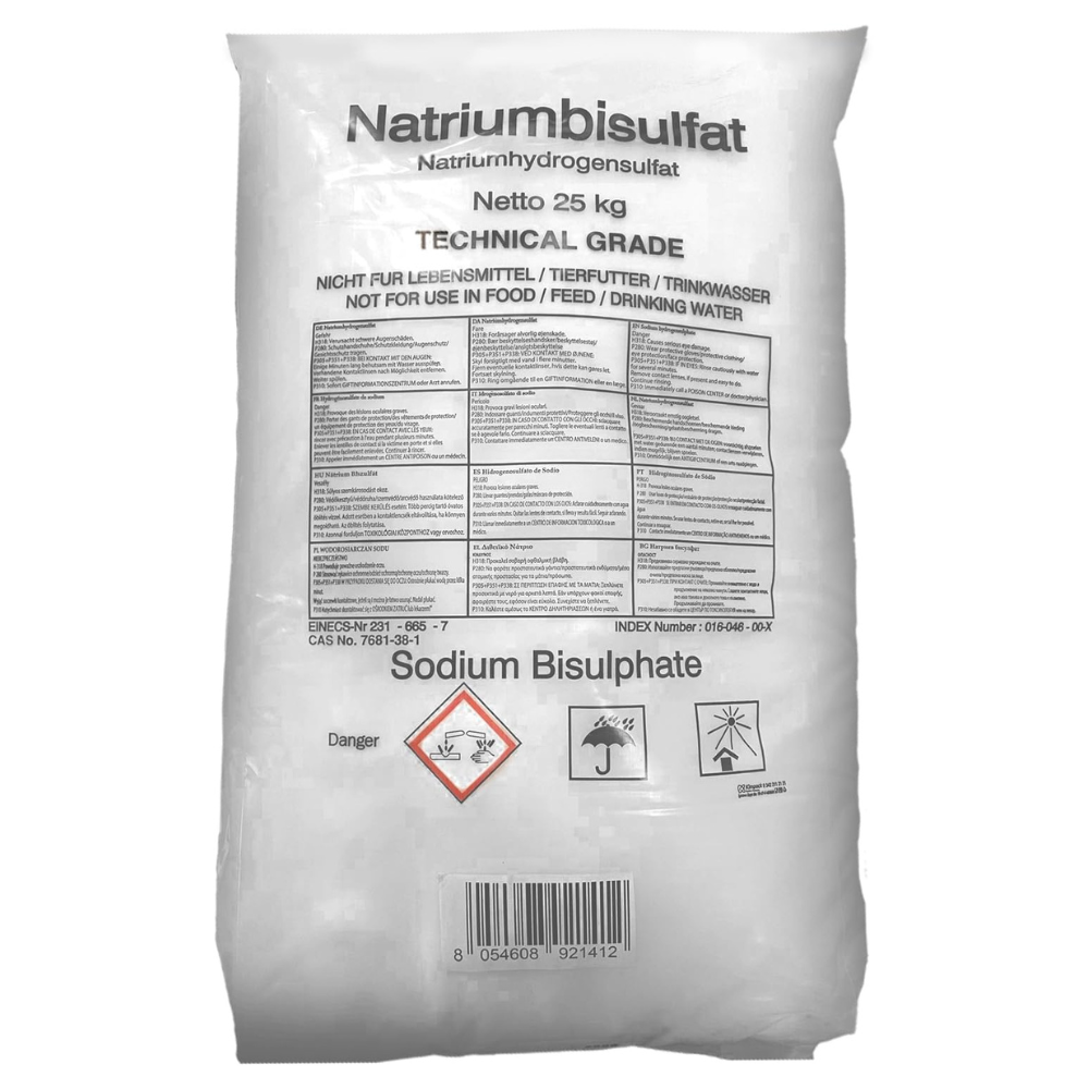B Pool PH - MENO GRANULARE CORRETTORE RIDUTTORE PH MINUS per ACQUA PISCINA 25 kg