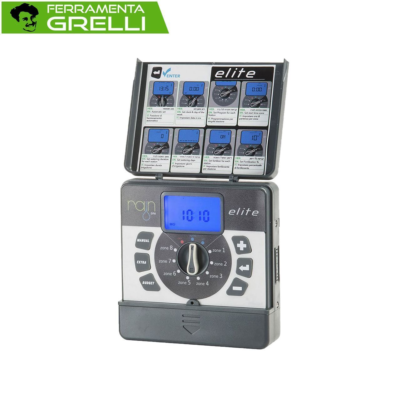 CENTRALINA RAIN 'ELITE' 6 stazioni • 9VDC (indoor)