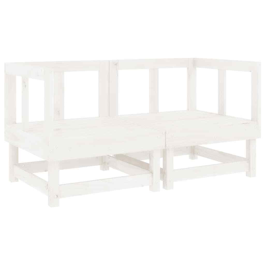 AX Soggiorno 2 Divani 61x61x62cm Doghe Venature Terrazza Giardino Patio + 825395