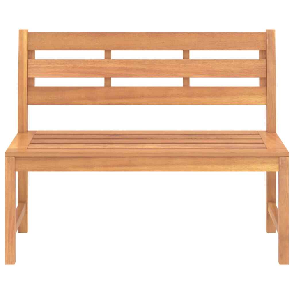 AX Panchina Teak Resistente Mobile Patio Panca 114x59x90cm Giardino Nuovo 316634