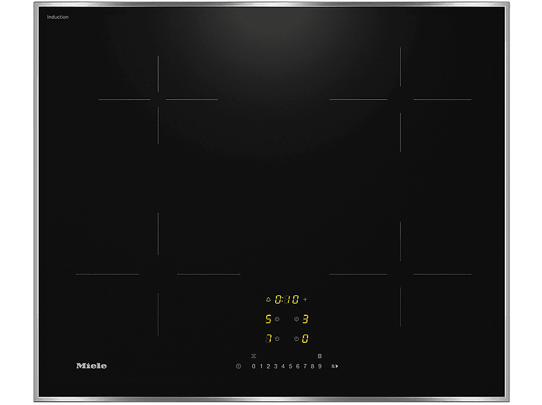 Piano Cottura A Induzione Miele Km 7221 Fr, 4 Zone Cottura, 62,6 Cm X 52,6