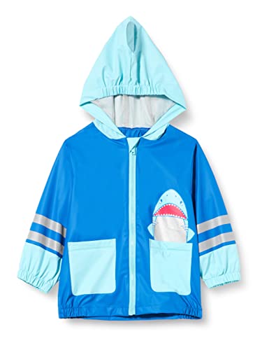 Playshoes Giacca Da Pioggia, Abbigliamento Antipioggia Antivento E Impermeabile Unisex - Bambini E Ragazzi, Hai, 116