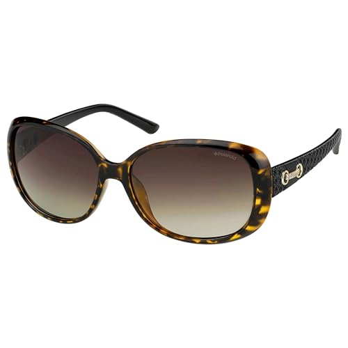 Polaroid P8430, Occhiali Da Sole Donna, Multicolore (581/La Havana Blck), 58