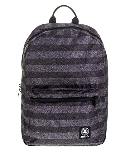 Zaino Invicta - Packable Smart - Righe - Grigio - Completamente Ripiegabile - Americano 20 Lt
