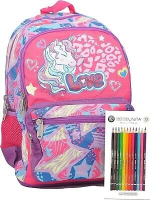 Tinta Unita Zaino Starter Unicorn C/Pastelli Young People