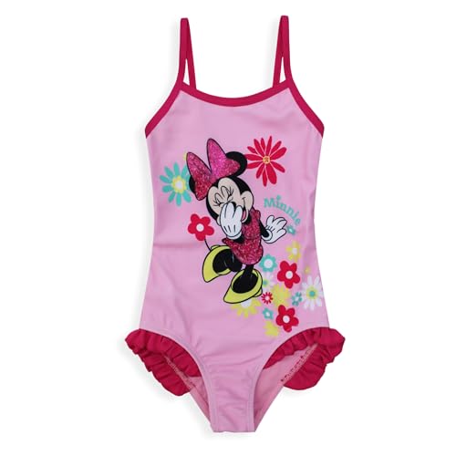 Disney Costume Da Bagno Intero Mare Per Bambina Minnie Mouse Con Volant 6659