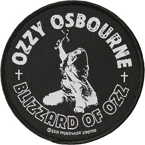Ozzy Osbourne Blizzard Of Ozz Patch Album Art Heavy Metal Woven Sew On Applique