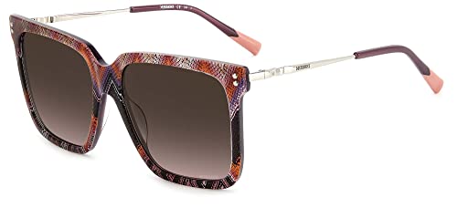 Missoni Occhiali Da Sole Mis 0107/S Pink Violet Pattern/Violet Grey Shaded 57/16/140 Donna