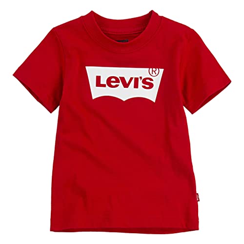 Levi'S Lvb S/S Batwing Tee Bimbo, Super Red, 6 Mesi