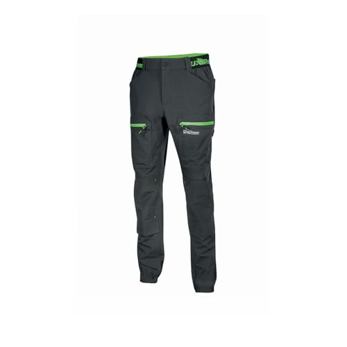 U Power Pantaloni Da Lavoro Stretch Modello Horizon Colore: Asphalt Grey Green Articolo: Fu267Rl Taglia Xxl