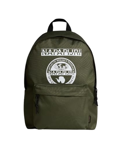 Napapijri Zaino Uomo/Donna Chiusura Con Zip, Tasca Interna E Tasca Esterna, Spalline Regolabili. (Verde)