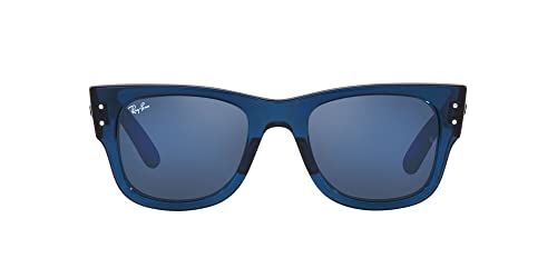 Ray-Ban 0Rb0840S Occhiali, Blue/Blue, 51 Unisex-Adulto