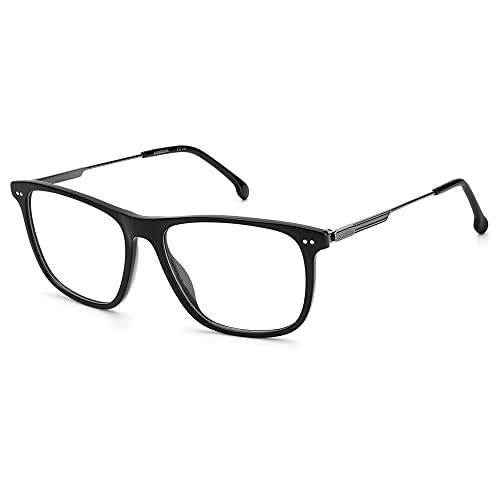 Carrera Rectangular Eyeglasses Sunglasses, 807/16 Black, 55 Unisex