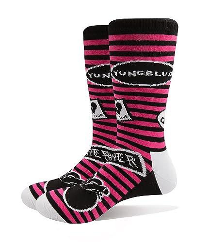 Yungblud Calzini Symbols Logo Nuovo Ufficiale Uomo Nero Ankle (Uk Size 7-11) Size Uk Size 7-11