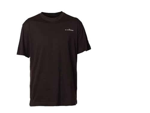 John Richmond T-Shirt Regular Fit In Cotone Traspirante Firmata Caratterizzata Da Collo Rotondo E Maniche Corte Vestibilità Regolare Nero Xl