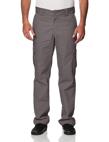Dickies Pantaloni Cargo Elasticizzati, Taglio Regular, Uomo, Grigio Ghiaia, 38W / 30L