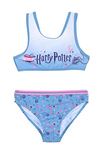 Suncity Costume Da Bagno Harry Potter Set Di Bikini, Blu, 6 Anni Bambine E Ragazze