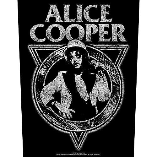 Razamataz Alice Cooper R?Her Pastiglio # 3 Welcome 2 My Nightmare 36 X 29 Cm, Bianco, Taglia Unica