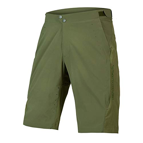 Endura Gv500 Foyle Gravel - Pantaloncini Da Ciclismo Da Uomo, Taglia M, Colore: Verde Oliva