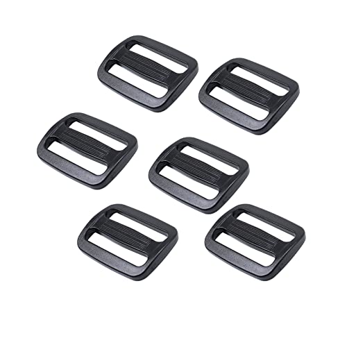 Baiwoak Cursore A Tri Scorrevoli 38Mm In Plastica Forte Tri Glide Scorrevoli Regolabile Fibbia Scorrevole Cinghia Cursori Regolatori Per Zaino Cintura