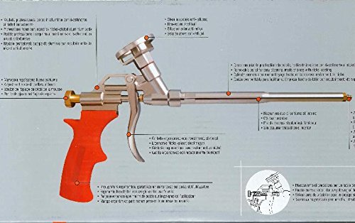 Kapriol Polyurethane Foam Gun With Valve Universal Attachment