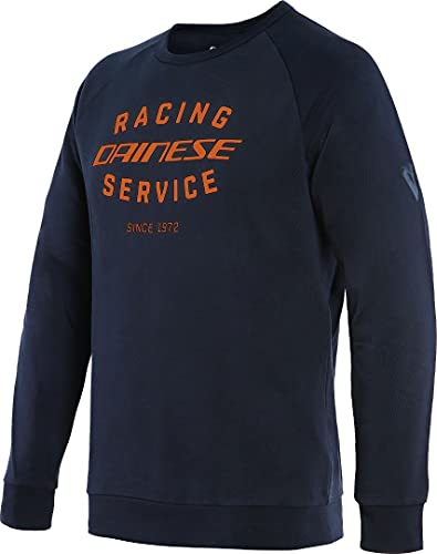 Dainese Paddock Felpa Blu/Arancione Xl