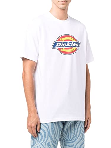 Dickies Icon Logo Tee, T-Shirt Uomo, Bianco, M