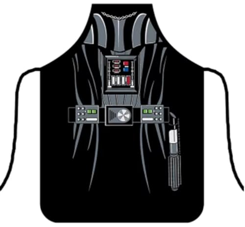 Woo Lando Grembiule Da Barbecue Da Uomo, 73 X 57 Cm, Divertente Idea Regalo Per Grigliate, Darth, M