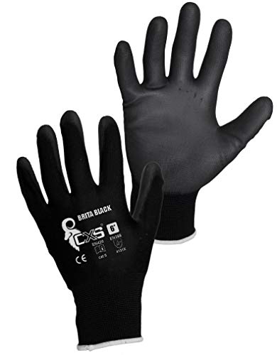 Cxs Brita Guanti Da Lavoro – Antiscivolo Guanti Di Montaggio Senza Cuciture – Massimo Comfort, Lavori Di Riparazione, Lavori Precisione, Automobilisti