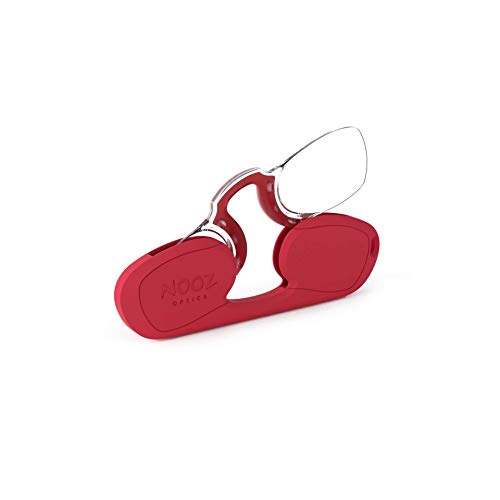 Nooz - Occhiali Da Lettura Senza Aste - Diottria +1.5 - Binocolo Per Uomo E Donna - Custodia Molto Compatta. L'Essenziale Per I Presbiti - Rettangolar
