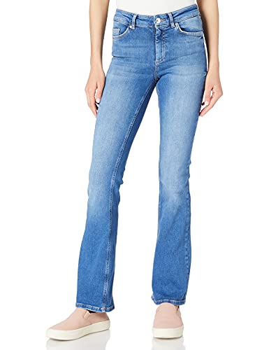 Only Onlblush Life Mid Flared Bb Rea1319 Noos Cowboy, Blu (Medium Blue Denim), M / 32L Donna
