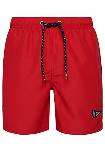 Superdry Vintage Swimshort W2-Pantaloncini Da Bagno, Varsity Red, Small Uomo