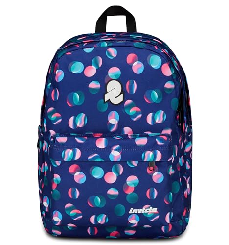 Invicta Zaino Scuola Lab Fantasy, Viola, Zaino Doppio Scomparto Con Tasca Porta Pc O Tablet, Tasca Porta Borraccia E Tasca Con Organizer, Zaino Medie