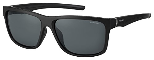 Polaroid Pld 7014/S, Occhiali Da Sole Uomo, Nero (807/M9 Black), 59