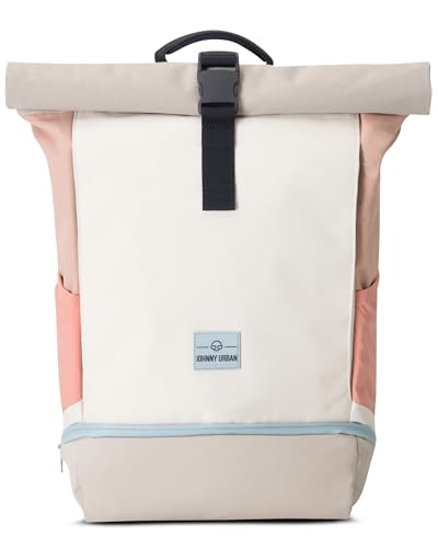 Johnny Urban Zaino Porta Pc Donna E Uomo - Allen Medium - Rolltop Per Lavoro Viaggio Università - Scomparto Per Laptop 16 Pollici - 15-18L - Idrorepel
