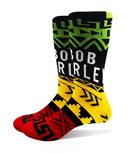 Bob Marley Calzini Press Play Nuovo Ufficiale Uomo Nero Ankle (Uk Size 7-11) Size Uk Size 7-11