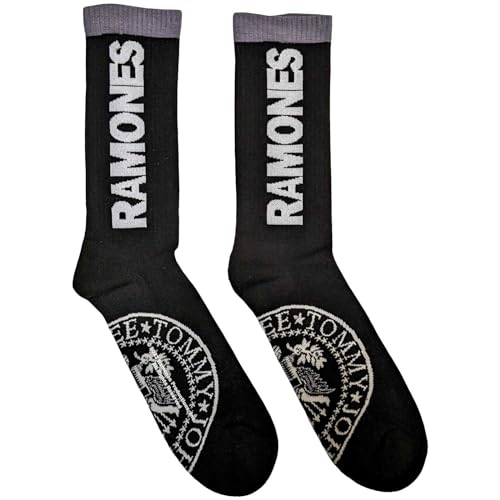 Ramones 'Presidential Seal' (Nero) Calzini (Taglia Unica = Uk 7-11), Nero, Taglia Unica, Nero, Taglia Unica