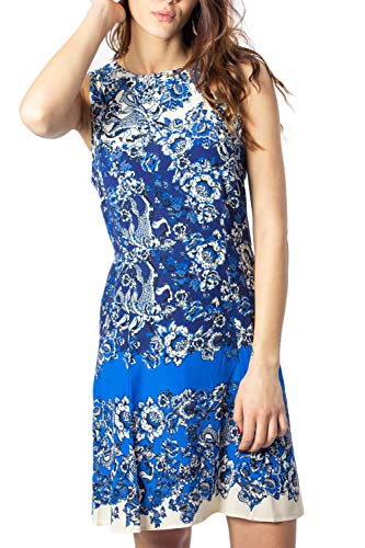 Desigual Vest_Atenas Vestito, Blu (Azul Dali 5054), 52 (Taglia Produttore: 46) Donna