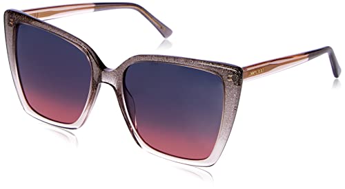 Jimmy Choo Lessie/S Occhiali, Nude Glitter, 56 Donna