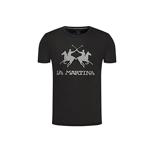 La Martina Man T-Shirt S/S Jersey Nero