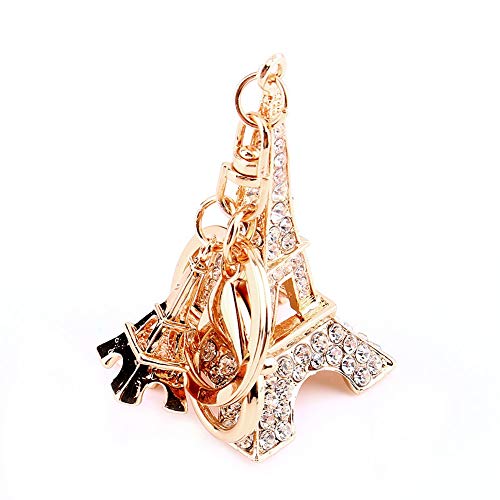 Strass Torre Eiffel Portachiavi Bling Cristallo Torre Eiffel Portachiavi Borsa Carina Borsa Ciondolo Portachiavi Accessori Borsa Borsa Regalo Per Raga