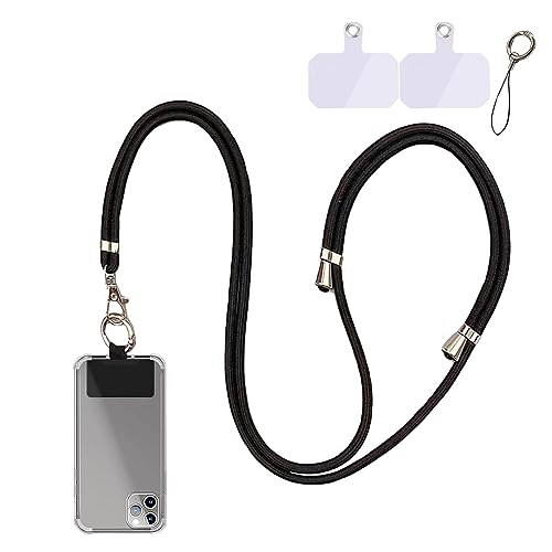 Cordino Per Cellulare,Laccio Per Cellulare,Nylon Cordino Cellulare,1.5M Cordino Per Telefono,Regolabile Rimovibile,Laccio Per Cellulare,Compatibile Co