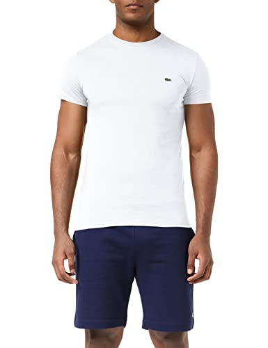 Lacoste Th6709, T-Shirt Uomo, White, L