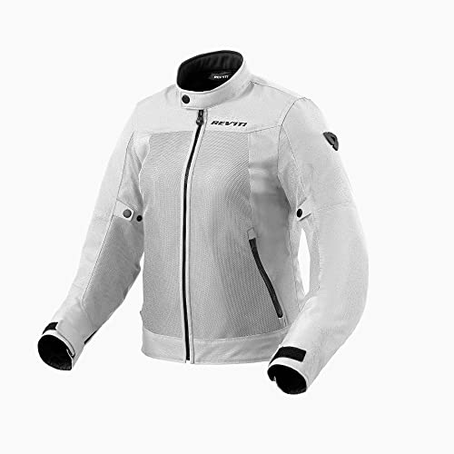 Revit Eclipse 2 Giacca Tessile Moto Da Donna (Silver,40)