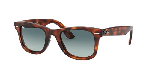 Ray-Ban Occhiali Da Sole Wayfarer Ease Rb 4340 Red Havana/Blue Shaded 50/22/150 Unisex